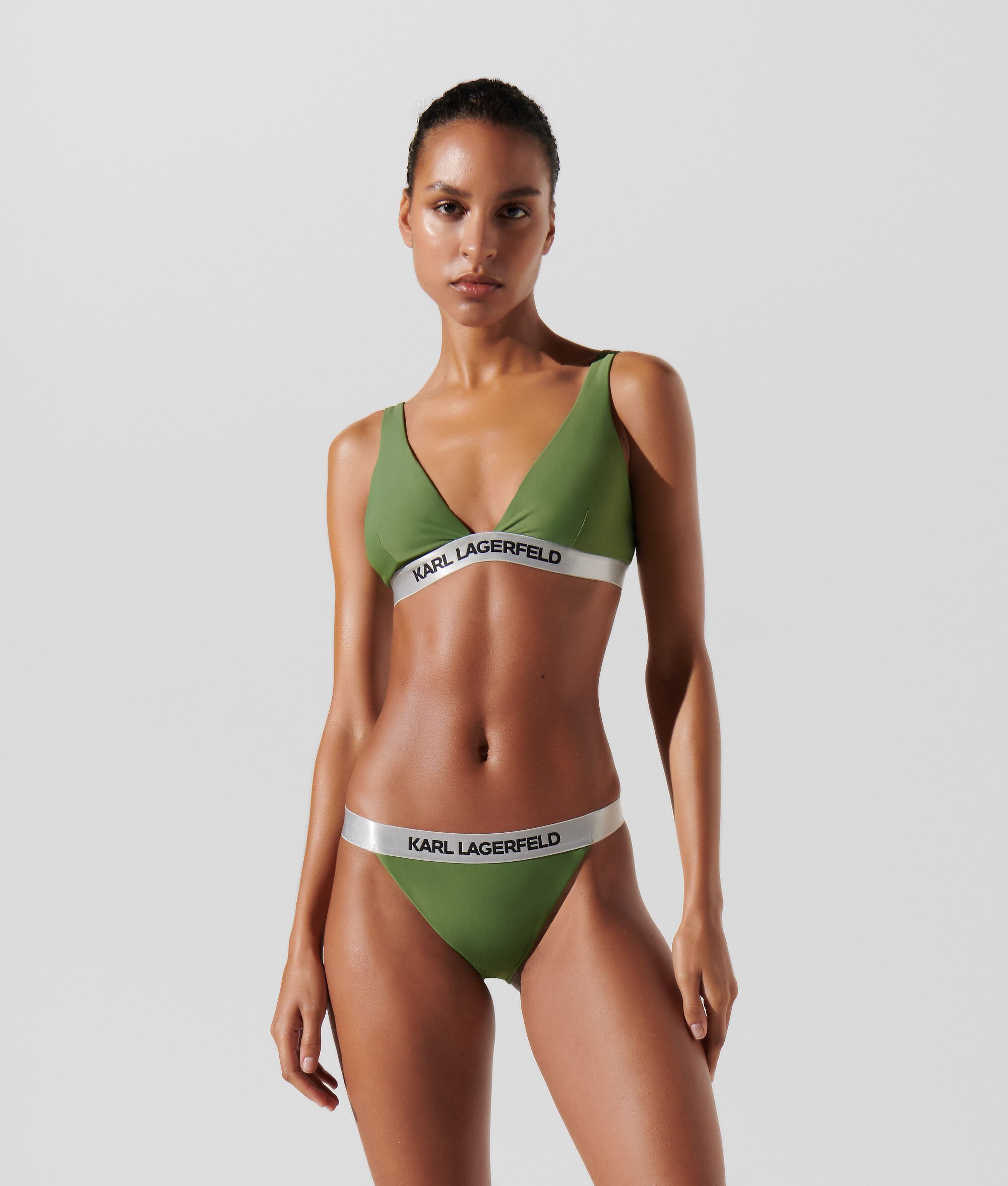 (image for) Superb KARL LOGO TRIANGLE BIKINI TOP